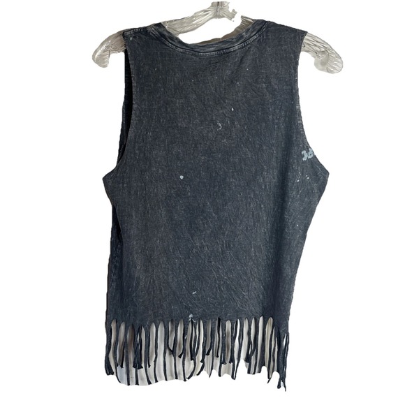 NWT Affliction Live Fast Finge Distressed Tee Small - Picture 2 of 6